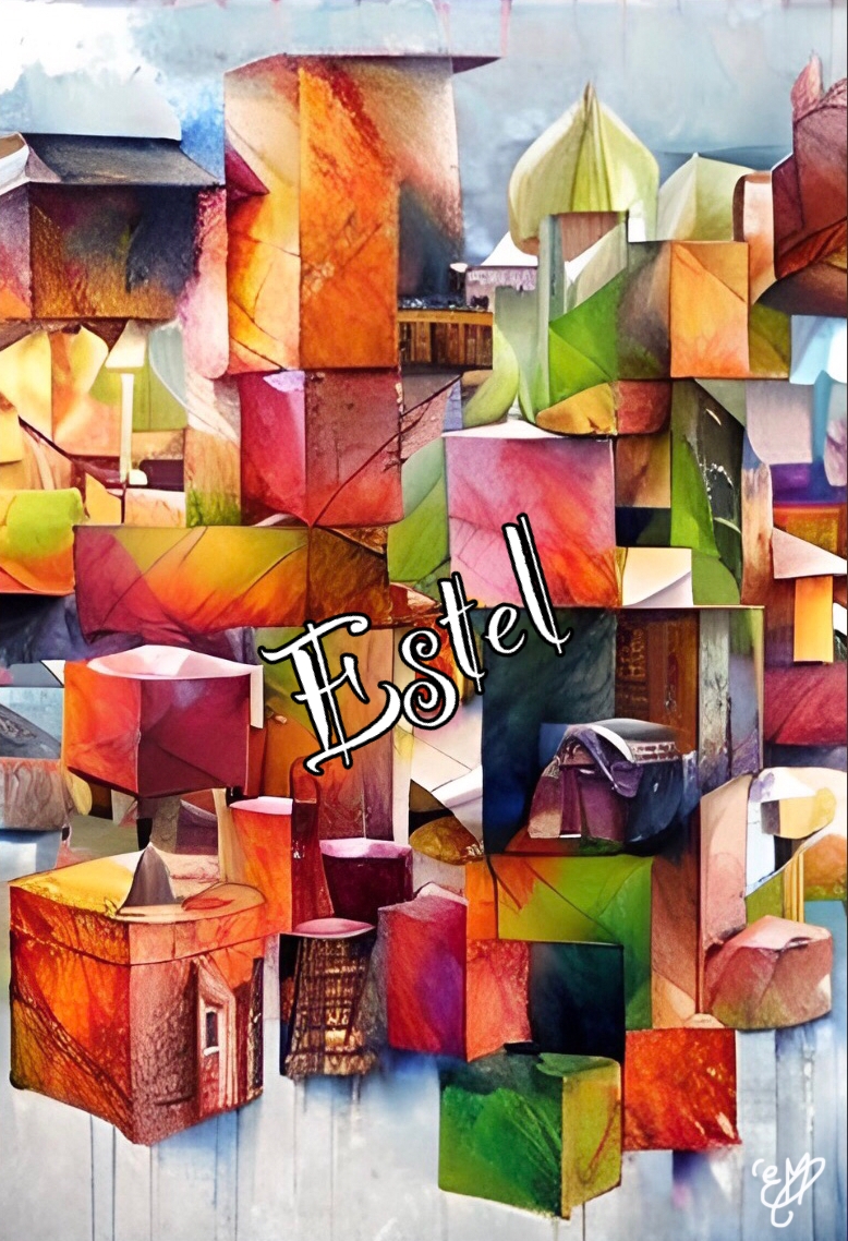 tableau/oeuvre/contemporain/moderne/num&eacute;rique/peinture/dessin/ street/art/cadeau/d&eacute;coration/homedecor/homedesign/art/Estel/illustration/color/couleurs/color&eacute;/formes/g&eacute;om&eacute;triques/carr&eacute;s/cubes/original/16