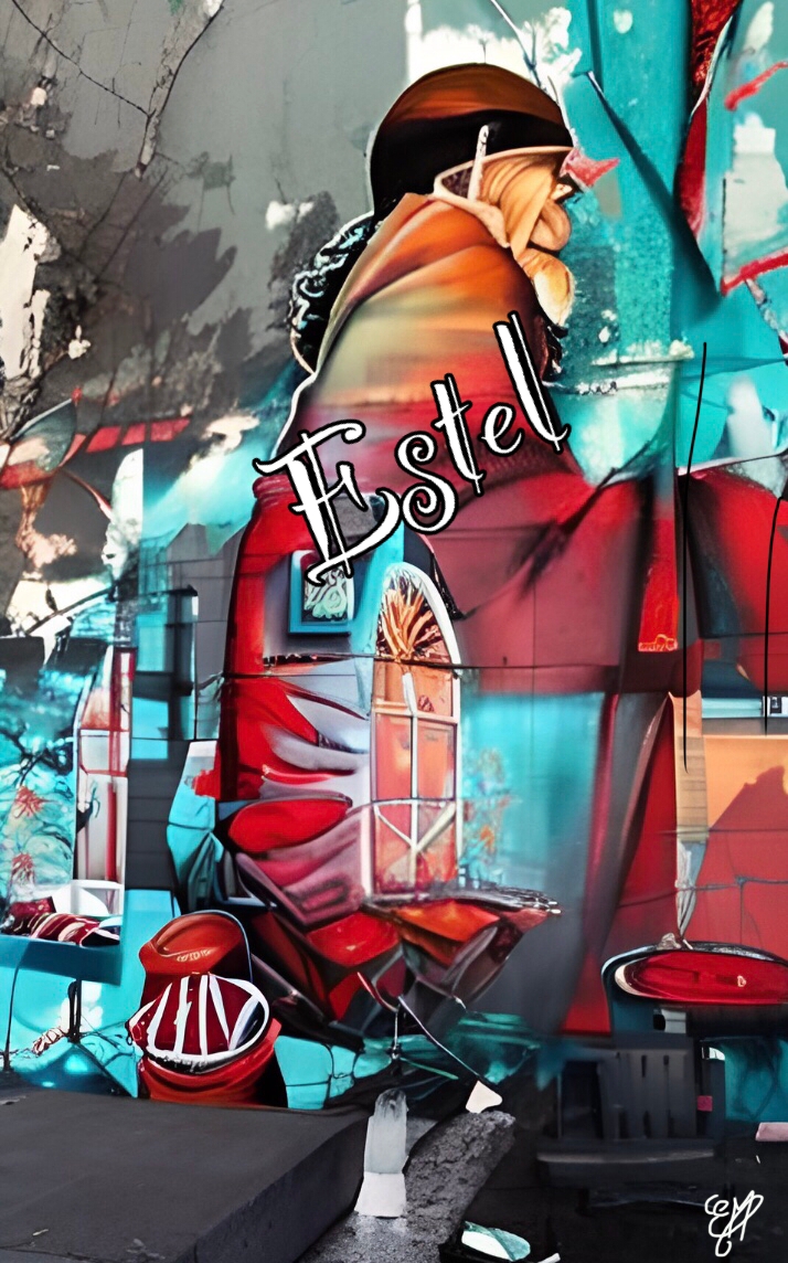 tableau/oeuvre/contemporain/moderne/num&eacute;rique/peinture/dessin/abstrait/abstract/street/art/cadeau/d&eacute;coration/home d&eacute;cor/homedesign/art/Estel/illustration/color/couleurs/original/color&eacute;/personnages/3