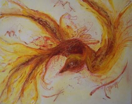 Envol n&deg;2                 100 X 80 X 2 cm