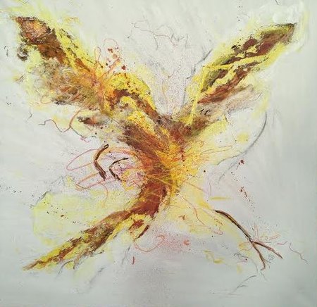 L'Envol          100 X 100 X 3  cm