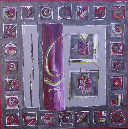 L'Ordre D&eacute;sordonn&eacute;     100 X 100 X 1,5 cm