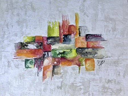 Aquarelle all&eacute;gresse